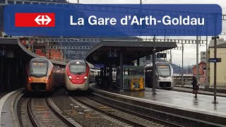 S4E11 La Gare dArthGoldau  Rail One avec sbbcffffs [upl. by Ender]