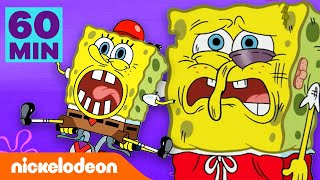 Bob Esponja  Momentos do Bob Esponja que Vão Fazer Você Dizer AI por 1 Hora  Nickelodeon [upl. by Nomed]