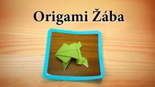 Jak složit origami jednoduchou žábu česky a jednoduše [upl. by Handy]