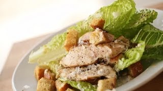 Easy Chicken Caesar Salad Recipe [upl. by Hefter]