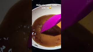 Make rice paper boba with me😁🧋 [upl. by Tippets]