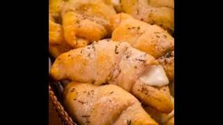 Easy Cheesy Rosemary Crescents [upl. by Ycniuq]