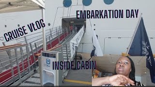 CRUISE VLOG  DAY 1  MSC DIVINA  Embarkation Day  Cabin Tour mediterranean [upl. by Macilroy193]