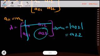 Determinant Ters Matris [upl. by Etti]