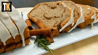 Cinnamon Swirl Loaf Cake  How to Make Cinnamon Cake  Simple Cinnamon Cake Recipe [upl. by Samoht]