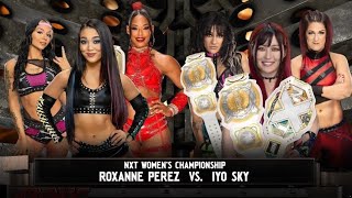 Roxanne Perez v Iyo Sky  Raw [upl. by Ahsait81]