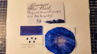 Diamine Blue Pearl [upl. by Jeddy228]