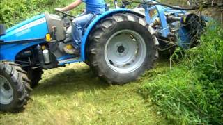 Landini Mistral 50 con trincia sicma grind 150 [upl. by Llemaj]