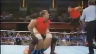 PCO Pierre Carl Ouellet Quebecers vs Mike Khoury amp Aaron Ferguson WWF [upl. by Ardnasella]