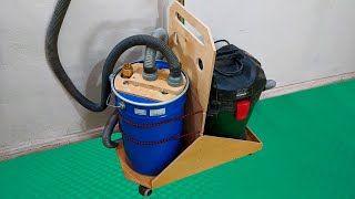 2 Ways To Make DIY Cyclone for workshop  Classic Dust collector VS Thien Cyclone Separator [upl. by Osnofedli]