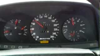 Mercedes W123 300D acceleration 0100 [upl. by Annayar]