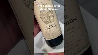 1988 Chateau Gruaud Larose for the Holidays short [upl. by Eyak]