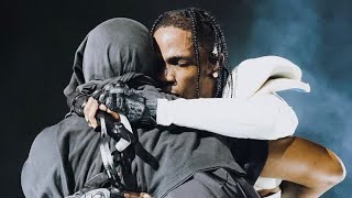 Travis Scott Brings Out Kanye West LIVE At Circus Maximus ITALY [upl. by Eibbed]