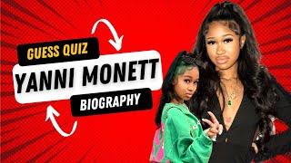 Yanni Monett Biography Guess Quiz  Yanni Monet Relationship Hobbies Family Amazing Facts [upl. by Hagerman531]