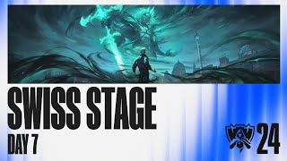 Worlds 2024  Swiss Stage  Round 4 Day 2 [upl. by Aramahs274]