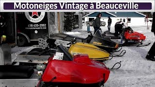 Motoneiges Vintage à BeaucevilleHierAujourdhui [upl. by Enenaej]