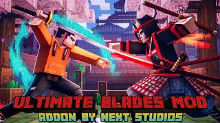 Minecraft Weapon Mod  Ultimate Blades Addon  Craftable Over Power Weapon 119 Support [upl. by Annodal]