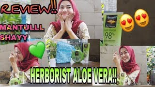 REVIEW PEMAKAIAN HERBORIST ALOEVERA 98  SYARIFAH ULFA [upl. by Elehcim]