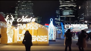 MARCHE DE NOËL 2023 LA DÉFENSE [upl. by Htiek370]