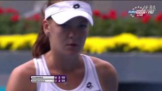 Azarenka VS Radwanska Highlight 2012 SF [upl. by Oberon]