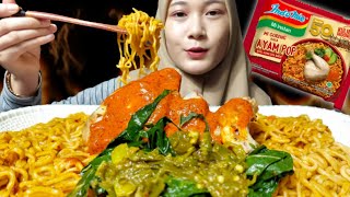 SUPER GERPCEP NYOBAIN INDOMIE VARIAN TERBARU  MIE GORENG RASA AYAM POP KHAS SUMATERA BARAT [upl. by Irrok359]