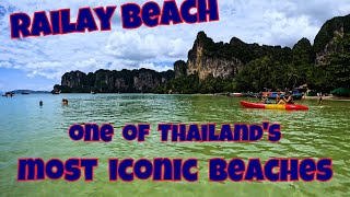 4K Railay Beach Krabi Complete Walking Tour  Thailands Paradise Beach Experience [upl. by Kablesh]