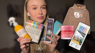 ASMR what I got for christmas 2023 🌟 christmas haul [upl. by Bonni]