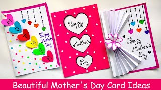 3 Last Minute Mothers day Card Ideas  DIY Mothers day Cards  Mothers day Crafts  Handmade Cards [upl. by Swetiana]