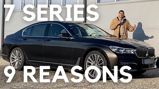 9 Reasons Why You NEED to Buy A G11 BMW 7 Series in 2024 [upl. by Yanal]