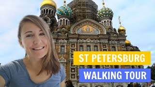 St Petersburg Russia  Day 1  Baltic Cruise 2018 [upl. by Betthel]