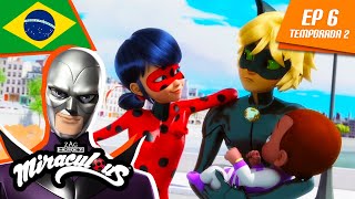 🇧🇷 MIRACULOUS  🐞 GIGANTITÃ 🐾  Episódio completo ▶️ Temporada 2 Ep 6  Português BRASIL 🇧🇷 [upl. by Irac]