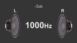 Stereo test tone Left and Right by frequency from 50Hz to 16000Hz [upl. by Low]