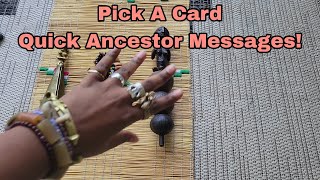 Pick A Card Quick Ancestor Messages You Need To Hear 🔮 ✨️ [upl. by Elnora]