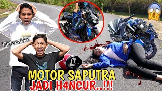 LUK4 PARAH😭 BIAN KECEL4KAAN NEKAT BAWA MOTOR SAPUTRA  Mikael TubeHD [upl. by Etakyram290]