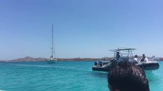 Sailing day to Rhenia and Delos Greek islands [upl. by Nonnah]