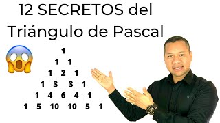 Triángulo de Pascal 12 SECRETOS que te dejarán con la boca abierta [upl. by Fernas]