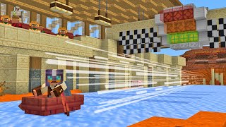 Ik bouw de start van de RACEBAAN in Minecraft Pixelburen Survival [upl. by Holton570]