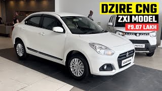 Maruti Dzire Zxi CNG ₹907 Lakh  Dzire Zxi CNG 2024  Maruti Dzire CNG 2024 New Model [upl. by Colman753]