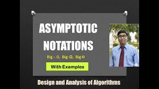 21 ASYMPTOTIC NOTATIONS [upl. by Hurst]