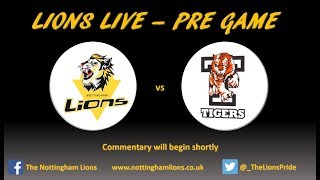 Nottingham Lions v Telford Tigers LIVE [upl. by Pavkovic]