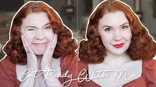 Vintage Chatty GRWM  My Everyday Makeup [upl. by Stacy356]