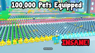 I Bought Infinite Pets On 10 Accounts And Something Crazy Happened  Pet Simulator X Roblox [upl. by Bekah65]