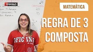 Como Fazer Regra de 3 Composta [upl. by Lahey474]