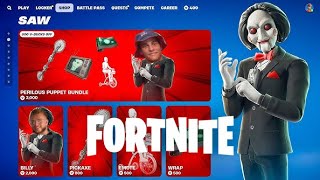 🔴LIVE FORTNITEMARES SAW GIVEAWAY WGAVIN [upl. by Ynehteb]