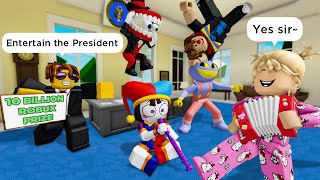 THE AMAZING DIGITAL CIRCUS 4 PRESIDENT CAINE 🤡 Roblox Brookhaven 🏡 RP  Funny Moments [upl. by Tegan]