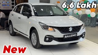 BALENO 2024 Updated  Maruti Suzuki BALENO Sigma Base Model 2024 White Colour Review [upl. by Carmina461]