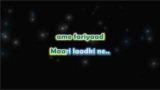 Laadki  Coke Studio  Karaoke with Lyrics [upl. by Sitruk]