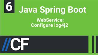 Java Spring Boot  Web Service 6 Log4j2 Properties Configuration Example  Logging to File [upl. by Annayd]