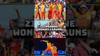 MIGHTY ZIMBABWE BEAT IPL STARS 🥶 cricket shorts viral sg ytshorts [upl. by Ifill]