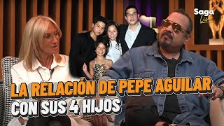 Pepe Aguilar habla sobre su relación con su hijo mayor  Saga Live [upl. by Odragde]